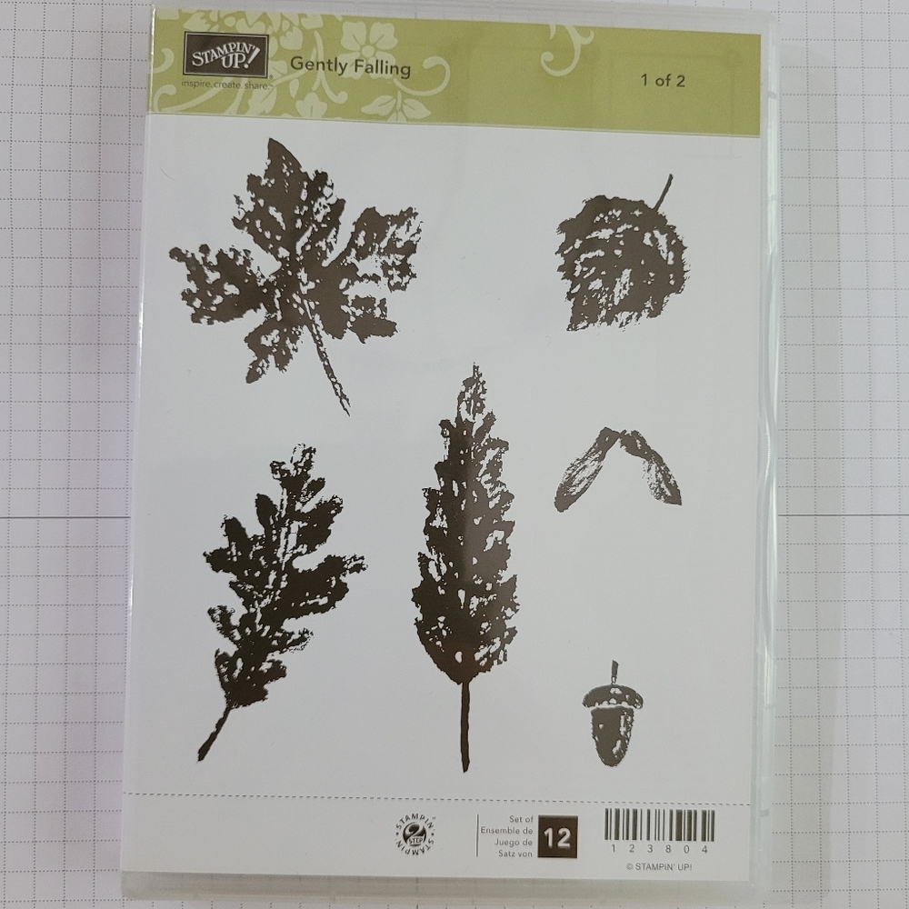 🔖(3 For $20) Stampin' Up! - Gently Falling (Part 1) - LIKE NEW